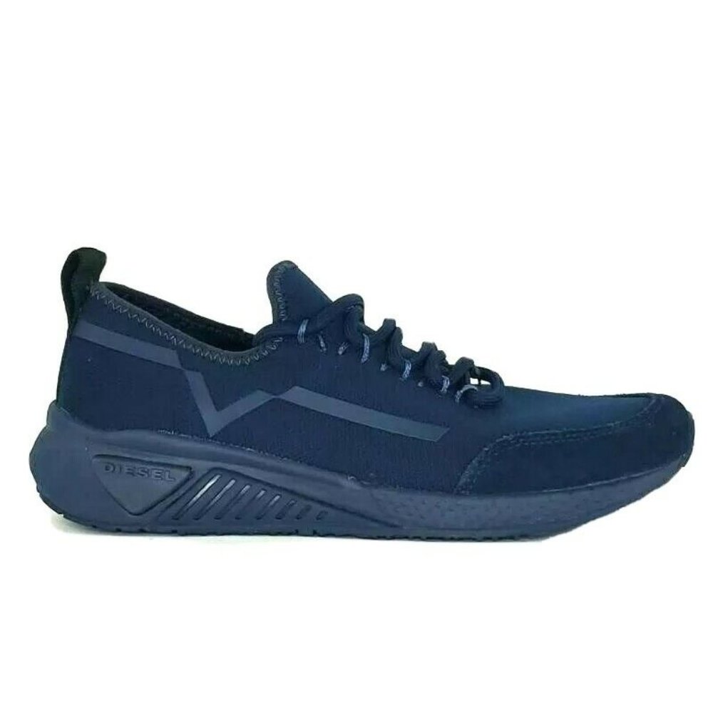 Diesel S-KBY Stripe Sneakers Blue Low Top Lace Up